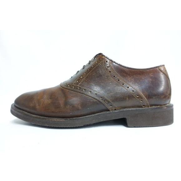 JOHNSTON & MURPHY Men Dress Shoes Passport Saddle Brown 10.5M-US/9.5UK Leather